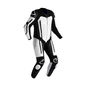 Suite de moto en cuir de vachette conception personnalisée protège la combinaison de course coupe-vent imperméable confortable de l'équipement de carrosserie - Product Image 2