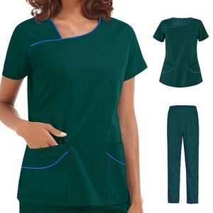 Gran oferta, conjuntos de uniformes de enfermera suaves lavables antiarrugas, uniformes de mujer para Hospital, uniformes médicos, trajes de enfermería - Product Image 1