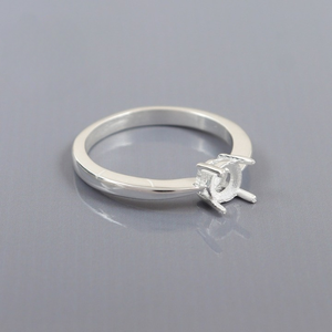 Nouveau composant de fabrication de bijoux en argent sterling 925 fait main, serti de 5 mm pour anneaux et bijoux en lait maternel avec zircone cubique, modèle 2026 - Product Image 2