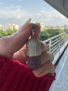 Pendentif personnalisé en argent S925 Moissanite glacé plaqué or pour le rappeur Hip Hop bijoux cubains - Product Image 5