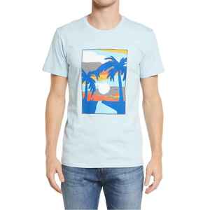 Customized Logo Men's Solid <b>T</b>-<b>Shirts</b> 100% Cotton Durable Breathable Knitted Fabric Digital Printing Casual Wear Short Sleeve - Product Image 2