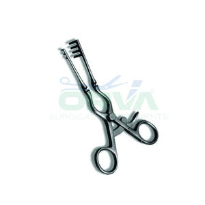 Retractor Veterinario Autoestático de Acero Inoxidable Reutilizable de Alta Calidad, ALM, con Puntas Redondeadas/Afiladas, Instrumento de Espéculo Ocular - Product Image 3
