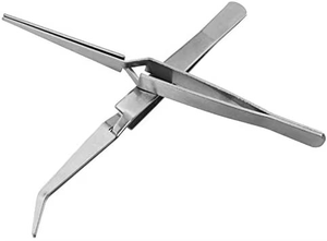 Pinzas Curvas Multiusos Tengrui Tss-056 2025 con Acción Inversa y Bloqueo Cruzado de Metal para Joyeros y Relojeros - Product Image 3