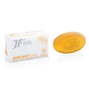 Factory Direct JF Acne Spot Care Transparent Cleanser Bar Soap 65 grams to helps disguise black spots acne scars