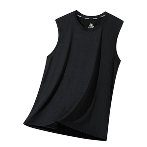 OEM Service personnalisé sport respirant course moderne loisirs polyester hommes sans manches Gym débardeurs haute qualité - Product Image 1