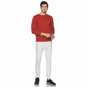 Sudadera con capucha de manga larga para hombre, de Color rojo, ropa informal de poliéster, superventas - Product Image 3