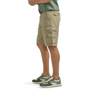 Pantalones Cortos Cargo Casuales de Lona 100% Algodón Ligeros con Múltiples Bolsillos, Ajuste Holgado, Logotipo Personalizado, Transpirables, Resistentes al Viento, con Cordón para Exteriores - Product Image 3