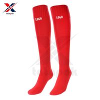 Chaussettes de sport décontractées en polyester tricoté respirant et doux pour hommes, antidérapantes, pour le football, hiver, ODM, mi-hautes, imprimées numériquement