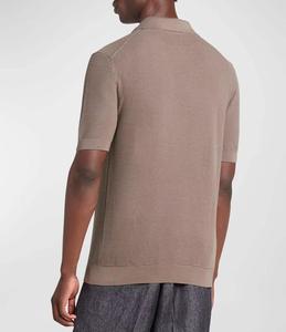 Polo d'affaires de loisirs personnalisé Logo Summer Short Sleeve T-Shirt Design personnalisé Golf Occasions Tissu - Product Image 3