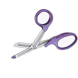 กรรไกรตัดผ้าแบบทำมือสำหรับอุตสาหกรรมด้ามจับพลาสติกอเนกประสงค์ใบมีดสเตนเลสขอบเรียบติดฉลากแบบส่วนตัว - Product Image 3