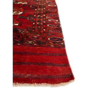 Alfombras de Lana Anudadas a Mano con Patrón Geométrico Kiaan, Rojo y Naranja, Paem-257, para Uso Doméstico - Product Image 4