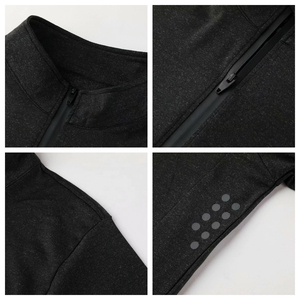 เสื้อคอมเพรสชั่นผู้ชาย ผ้าสแปนเด็กซ์ แห้งเร็ว สำหรับบราซิลเลียนยิวยิตสู ลายพิมพ์แบบซับลิเมชั่น แขนยาว เสื้อซับในสำหรับเล่นกีฬา โลโก้ด้านหน้า เสื้อแรชการ์ดสำหรับวิ่ง - Product Image 5