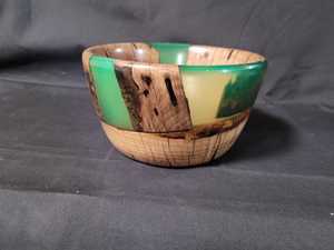 Cuenco de resina de torneado de madera de alta calidad, cuencos de madera hechos a mano para trabajar en madera Wolf Ridge, cuenco para servir para Hotel y restaurante - Product Image 5