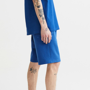 Cordón Cintura Peso ligero Cómodo Material de algodón Hombres Longitud corta Mejor diseño Pantalones cortos de sudor - Product Image 3