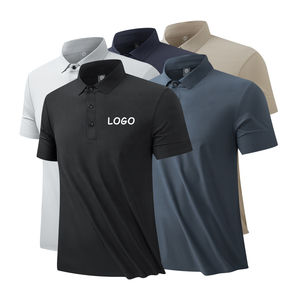 Polo de golf de secado rápido de manga corta de ajuste regular para hombre de alta calidad, camisetas para hombre - Product Image 4