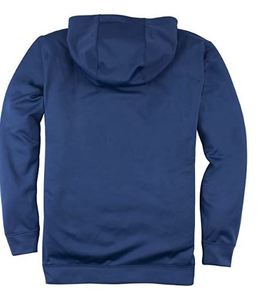 เสื้อกันหนาวมีฮู้ดสำหรับผู้ชายและผู้หญิง, เสื้อมีฮู้ดผ้าฝ้ายหนาแบบวินเทจปักโลโก้ผ้าฝ้าย100% 180ct สีพื้นมีซิปสำหรับฤดูหนาว - Product Image 2