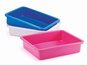 Bandeja de Plástico Multiusos Rectangular, Bandeja Médica 400x400x70mm, Resistente a Desgarros, Hecha en India, Venta al Por Mayor - Product Image 4