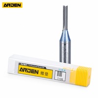 Fraise droite TCT Arden de haute qualité à queue de 1/2 pouce pour CNC, ODM OEM, 21000 tr/min, avec anneau de positionnement intelligent 5 mm