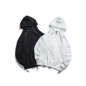 Sweat-shirt à capuche en molleton de coton réfléchissant à rayures de 3 m pour hommes, vêtements de rue, manches longues, coupe ample, vente en gros - Product Image 2