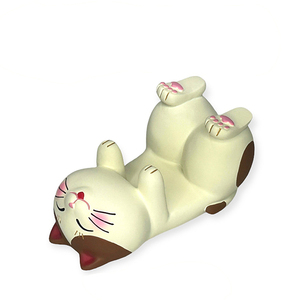 Qualité assurée robuste Durable chat résine Figurine fiable longue durée décoration de la maison élégant Animal artificiel modèle Statue - Product Image 2