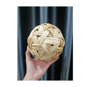 Produits tendance chauds 2025 ballons de football en rotin Sepaktakraw ronds naturels taille personnalisée du Vietnam - Product Image 5