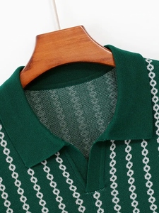 Personalizado suave 100% algodón de los hombres para Polos transpirable Stand Collar impreso Casual Tie-Dye diseño más tamaño Golf estilo Casual - Product Image 3