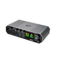 4x4 USB-Audio-Schnitts telle mit MIDI TOSLINK-Eingangs-LCD-Display Auto Gain Anti-Clipping-symmetrische Ausgänge für die Aufnahme von Streaming