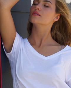 Camiseta de mujer Cómoda ecológica por exportador indio - Product Image 4