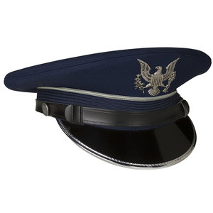 Gorra de capitán Oficer multicolor de alta calidad hecha en lana Gorras de Oficial Sombreros con tela de alta calidad Gorra de Oficial ajustable - Product Image 1