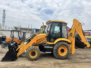 Nouveau grand moteur diesel JCB 4x4 EPA Retroexcavadora 4WD chargeur frontal tracteur agricole traction sur roues pelle rétrocaveuse pelle godet chargeur - Product Image 3