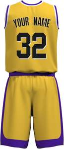 Ensembles d'uniformes de basket-ball légers et respirants, grande taille, couleur personnalisée, haute qualité, 100% polyester pour hommes adultes - Product Image 3