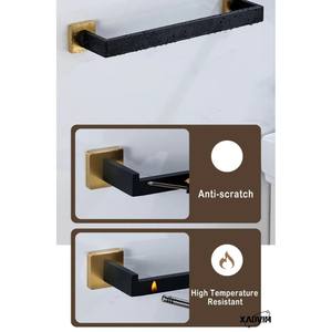 On Top Brass Bathroom Accessories <b>Set</b> Housewarming Gift Wedding Gift - Product Image 5