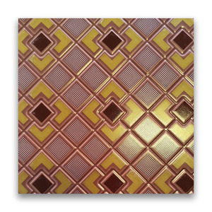 300x300mm không đồng đều đá cuội 3D khuôn mộc mạc mờ bề mặt tráng men gốm ngoài trời Vườn ban công phòng tắm gạch lát sàn - Product Image 5