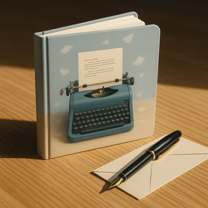 Labon PU Da Bìa Cứng Vuông Máy Tính Xách Tay Retro Máy Đánh Chữ In Tạp Chí Viết Phác Thảo Cho Các Nhà Văn Nghệ Sĩ Và Quà Tặng Ý Tưởng - Product Image 2