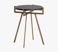 Table d'appoint d'angle en fer et marbre, style nordique moderne, de luxe, petite table basse de chevet, écologique, durable, personnalisable pour salon