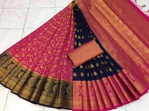 PURE SOFT KANCHIVRAM PETHANI SILK <b>SAREE</b> - Product Image 6