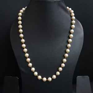 Collier perlé de coquillage à une couche - Product Image 2