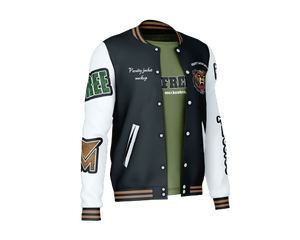 Vestes bomber en satin pour hommes, de haute qualité, respirantes, antibactériennes, à capuche, épaisses, doublure en laine, polyester/coton, hiver, OEM - Product Image 2