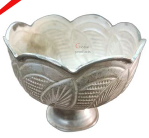 most demanding <b>silver</b> finished metal stainless steel designer serving <b>bowl</b> for hotel restaurant and bar - Product Image 5