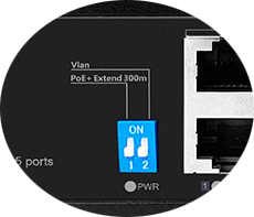 Chất lượng cao 8 cổng PoE chuyển đổi <span class=keywords><strong>2</strong></span> <span class=keywords><strong>Ethernet</strong></span> uplink cổng 120 Wát điện không được quản lý Realtek PoE chuyển đổi - Product Image 6