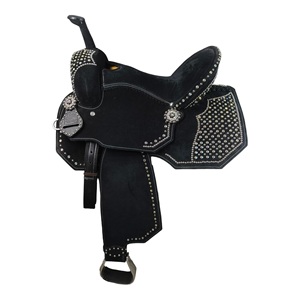 Silla de Montar Western de Cuero Premium de Primera Calidad, Hecha a Mano, con Armazón de Madera, para Carreras de Barriles, Suministro de Fábrica de Rodeo - Product Image 5