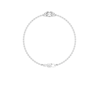 Bracelet de tennis en platine 950 pour femme élégante Double rangée de diamants de laboratoire taillés en brillant certifié IGI Cadeau anniversaire - Product Image 4
