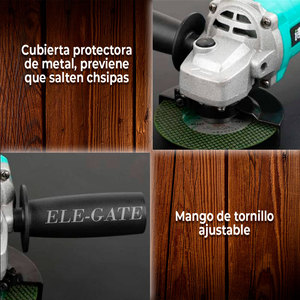 Smerigliatrice Angolare Professionale a Batteria per Fai-da-te, Potente e Versatile con Posizioni Multiple, Spazzole in Carbonio e Interruttore a Grilletto - Product Image 4