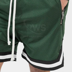 Pantalones cortos informales de malla para uso en exteriores, precio al por mayor, pantalones cortos de malla ligeros de gran tamaño con logotipo personalizado - Product Image 5