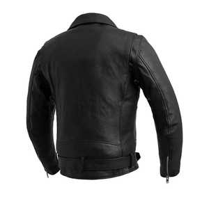 Veste de moto en cuir vintage unisexe 2026, coupe-vent, pour la conduite à moto, fabricant d'exportation en gros personnalisé - Product Image 5