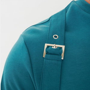 Conjunto de dos piezas informal para hombre, sudaderas, pantalones cortos, cuello redondo, ropa al por mayor, conjunto de dos piezas para hombre 2025 - Product Image 4