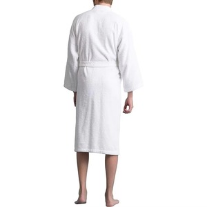 Peignoir en coton confortable sur mesure, robe douce et chaude pour hommes et femmes, pour la maison, le spa, l'hôtel - Product Image 4