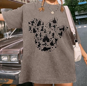 เสื้อยืดโอเวอร์ไซส์สไตล์วินเทจลายกราฟิกสำหรับผู้หญิง ผ้าฝ้ายผสมใยไผ่ แห้งเร็ว ระบายอากาศดี ทรงหลวม ใส่สบาย เหมาะสำหรับฤดูร้อน - Product Image 4