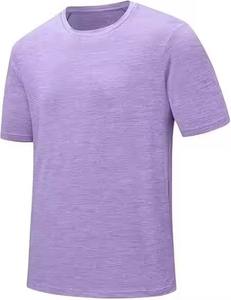 Camiseta Lisa de Cuello Redondo Extra Grande para Hombre, Camiseta de Algodón 100% Pesado para Hombre - Product Image 4
