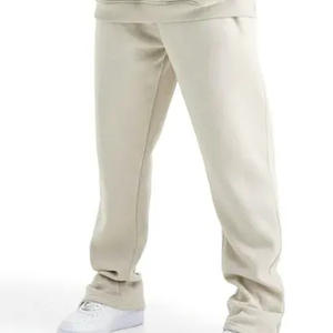 Sudaderas con capucha en blanco personalizadas y conjunto de chándal para correr French Terry 100% algodón orgánico de peso pesado hombres chándal - Product Image 6